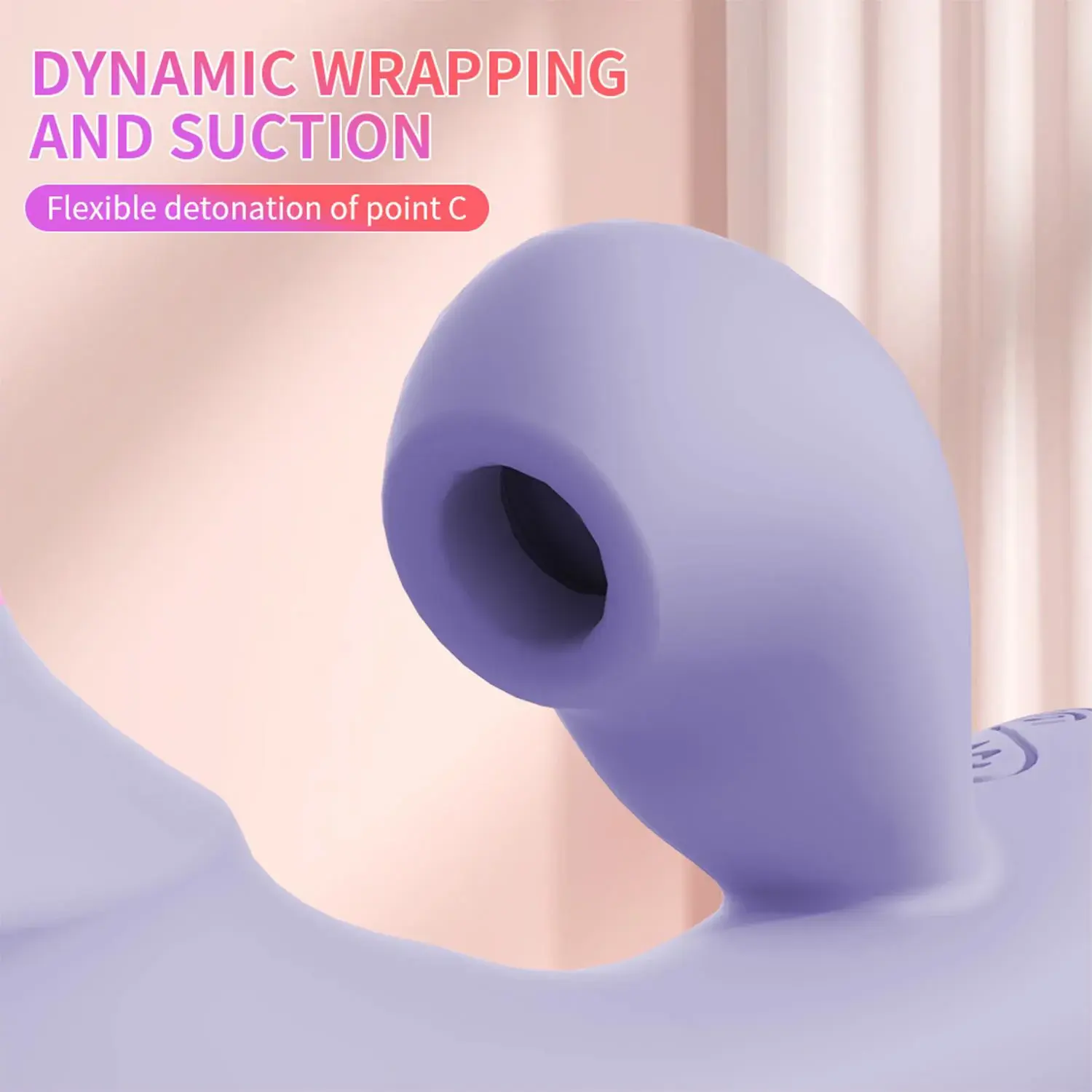 Emişli Curved Rabbit Vibratör - Ergonomik Tasarım