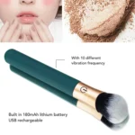 Titreşimli Makyaj Fırçası 10 Modlu