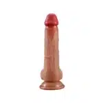 Gerçekçi Dildo – 20,5 cm | Vakum Tabanlı, Esnek, Su Geçirmez