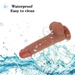 Esnek ve Doğal Dokulu Gerçekçi Dildo – 20,5 cm Vakum Tabanlı