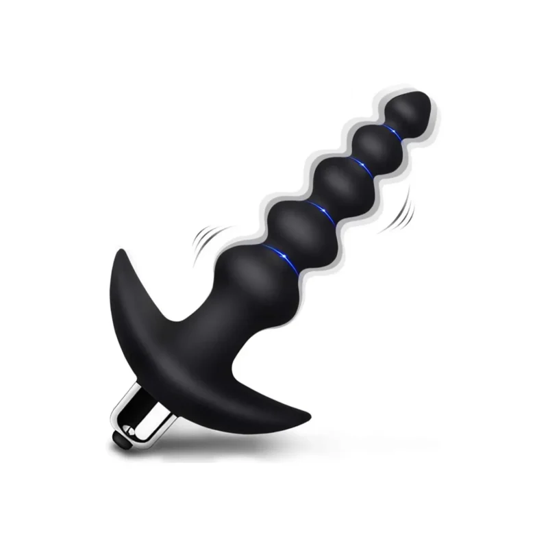 Siyah 10 Kademeli Titreşimli Anal Uyarıcı