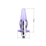 Su Geçirmez Silikon Titreşimli Anal Plug